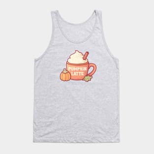 Pumpkin Spice Latte Autumn Season Tank Top